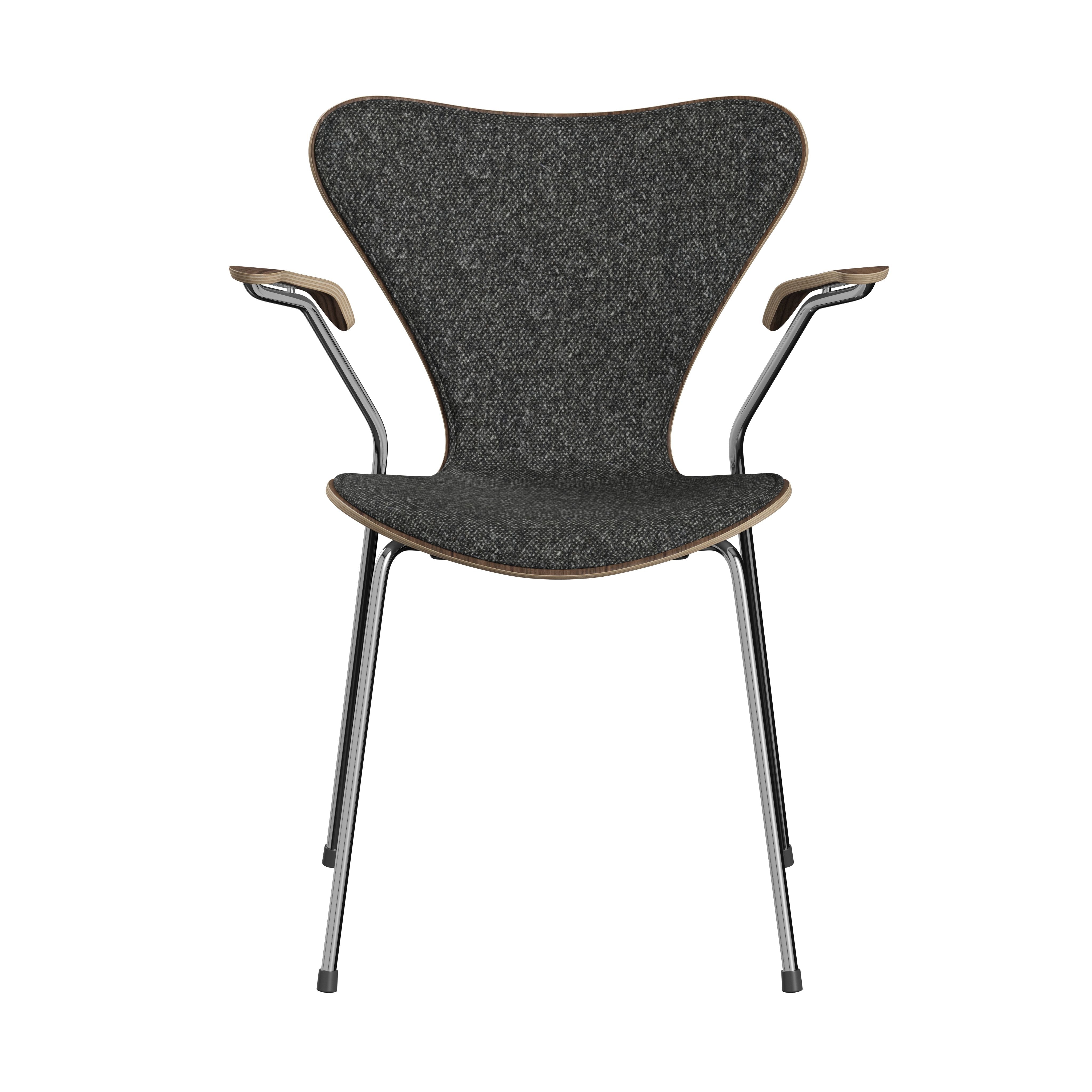 Fritz Hansen Series 7 Polpieair, rivestimento anteriore con Vanir Fabric Anniversary Collection