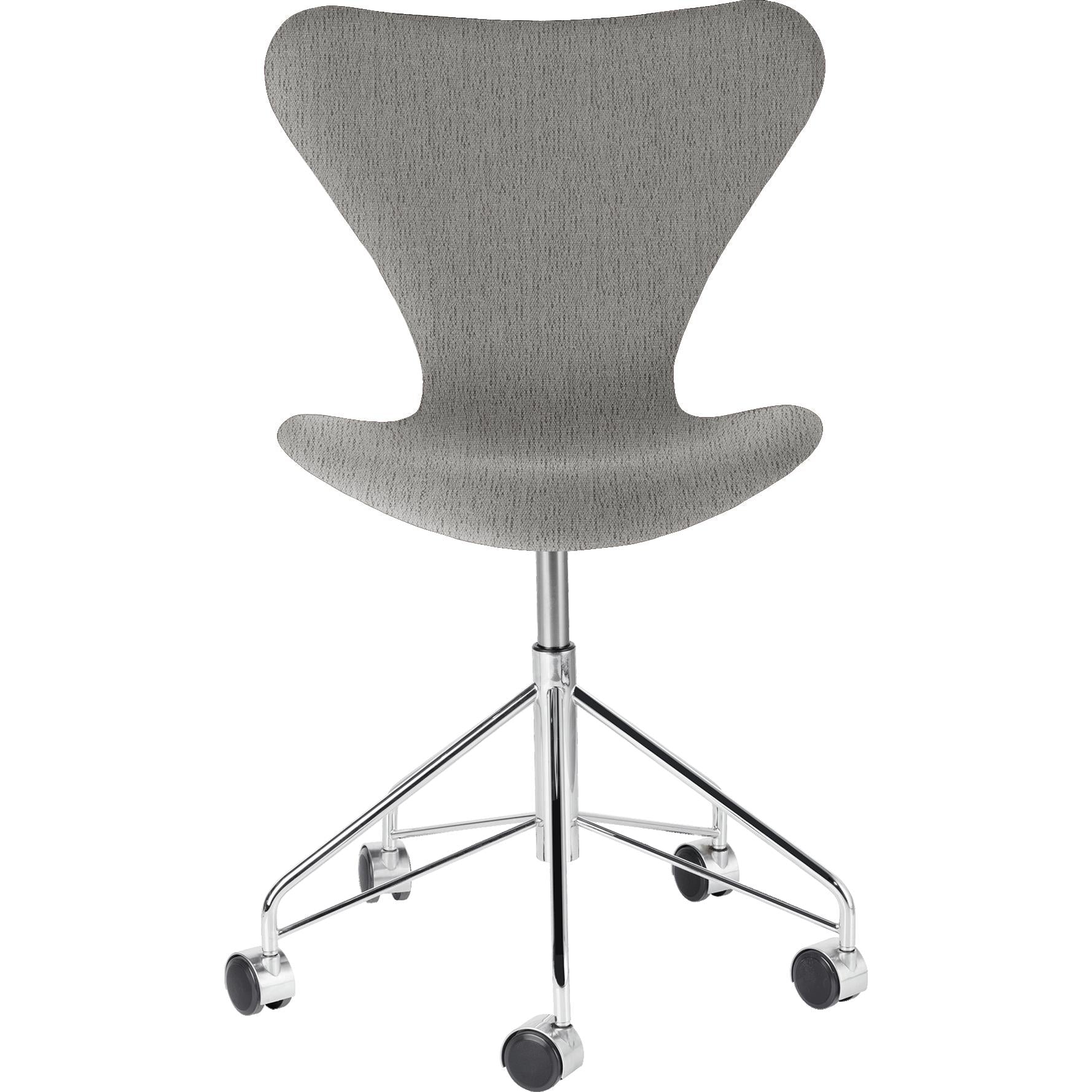 Fritz Hansen Serie 7 Drehstuhl Vollpolsterung Stoff Christianshavn, Beige