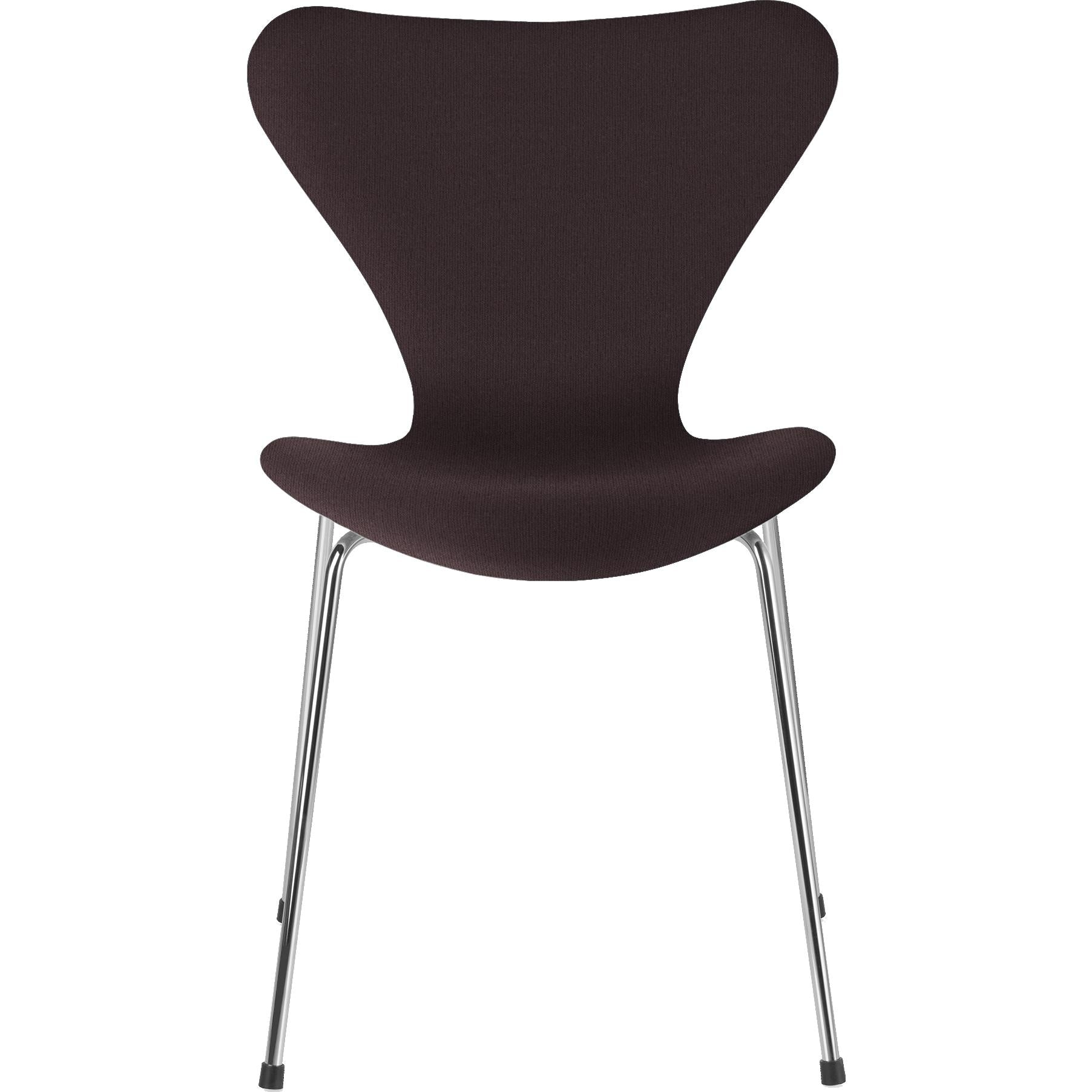 Fritz Hansen Series 7 Stol full møbeltrekk Stoff ChristianShavn, Dark Red Uni