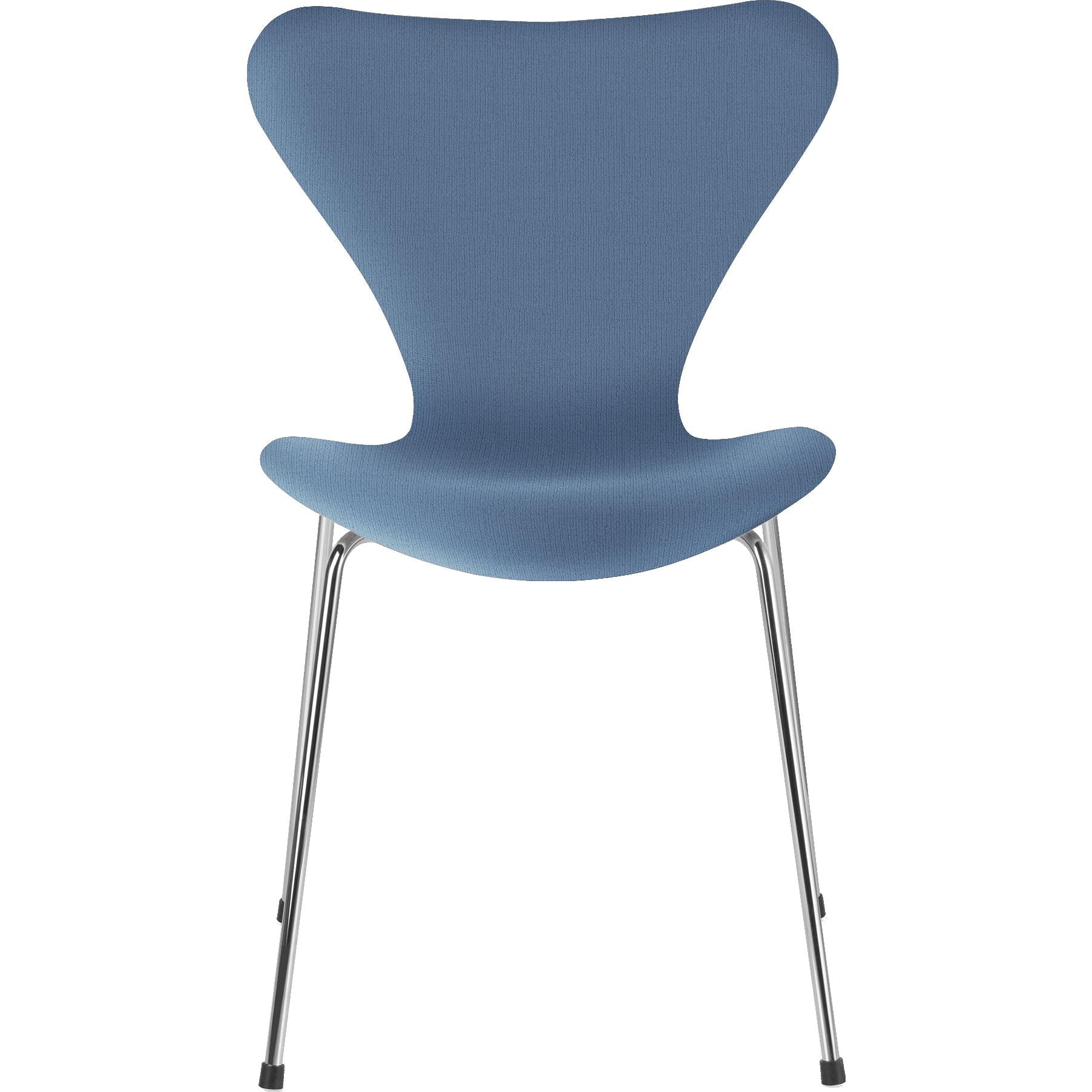 Fritz Hansen Serie 7 stoel Volledige bekleding Fabric Christianshavn, Light Blue Uni