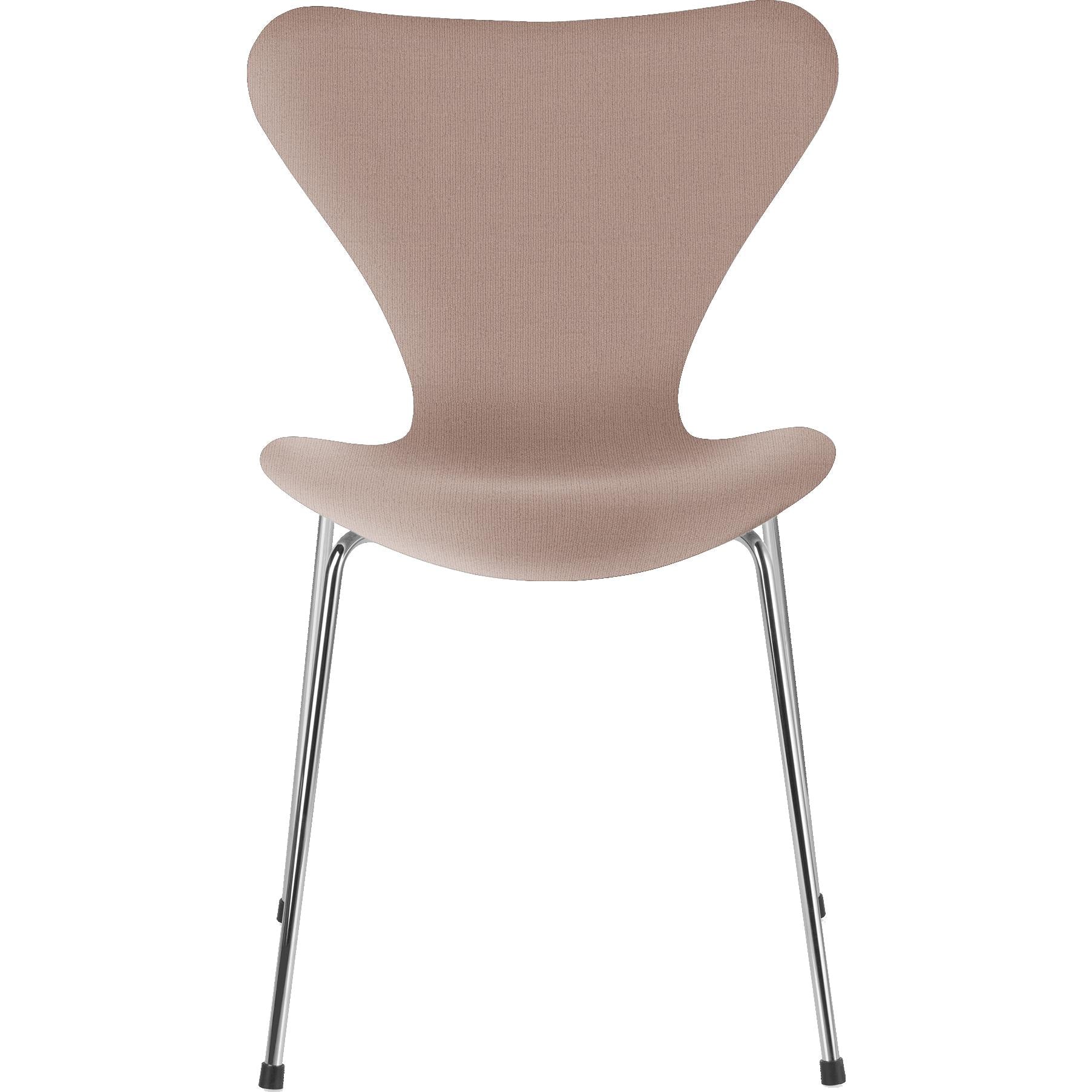 Fritz Hansen Serie 7 stoel Volledige bekleding Fabric Christianshavn, Light Red Uni