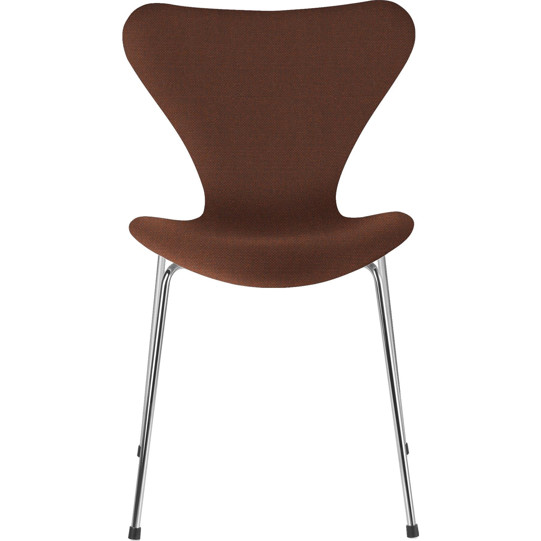 Fritz Hansen Serie 7 stoel Volledige bekleding Fabric Christianshavn, Orange