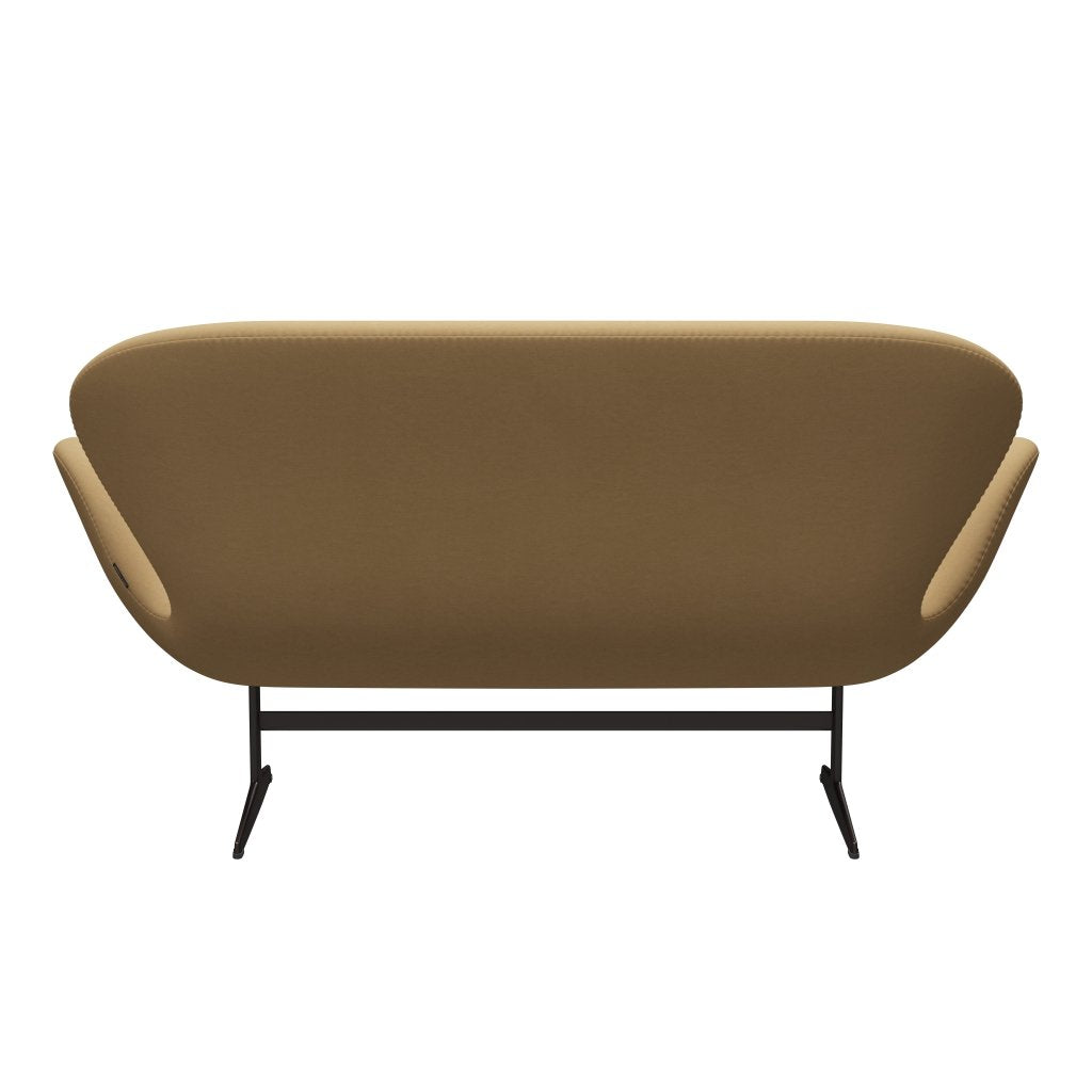 Fritz Hansen Swan Sofa 2 seters, brun bronse/komfort beige (00280)