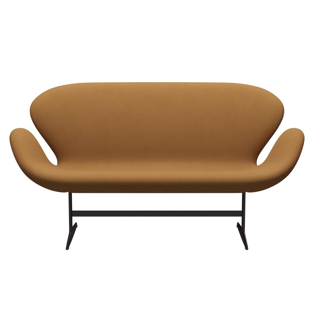 Fritz Hansen Swan Sofa 2 sæder, brun bronze/komfort beige (09084)