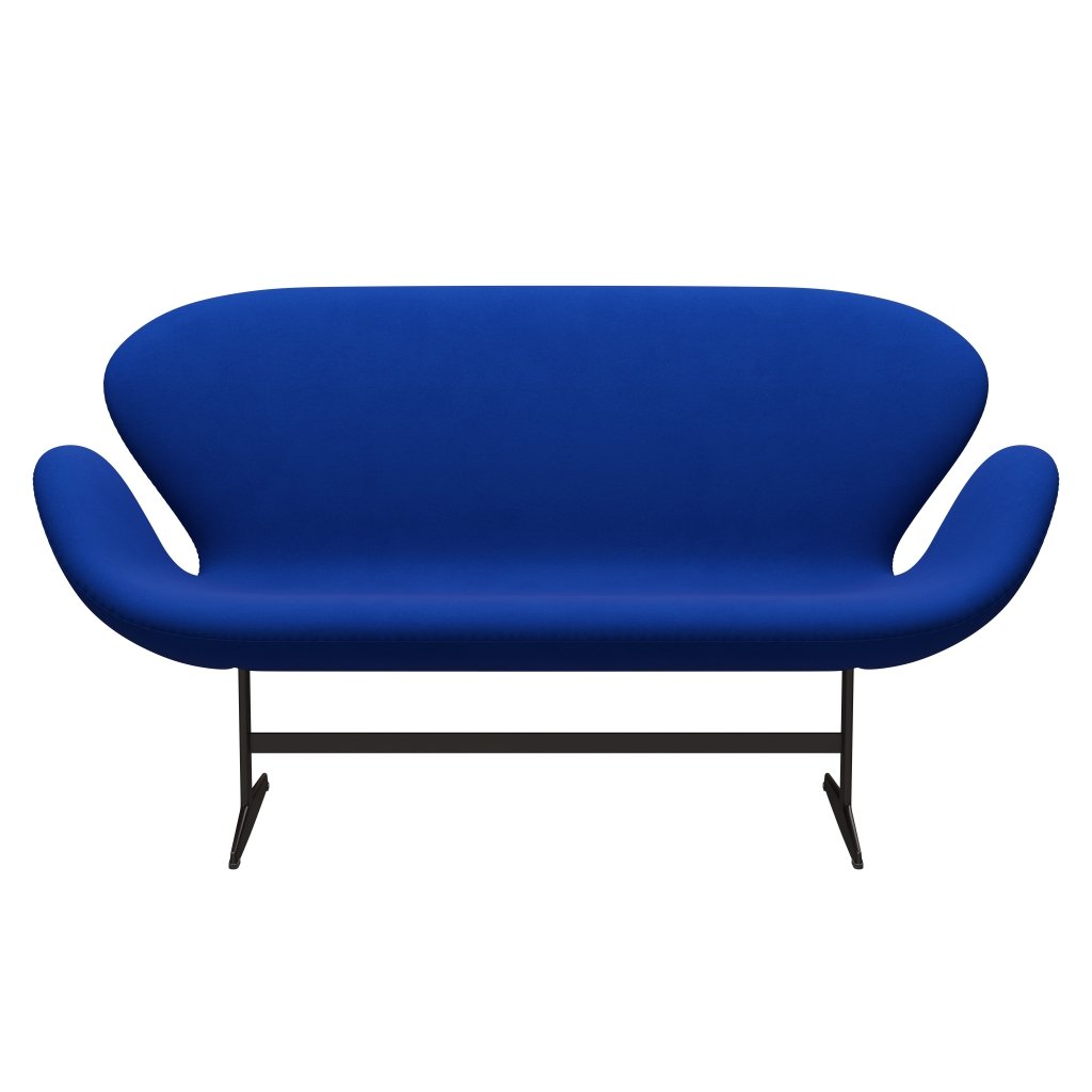 Fritz Hansen Swan Sofa 2 Seater, Brown Bronze/Comfort Blue (00035)