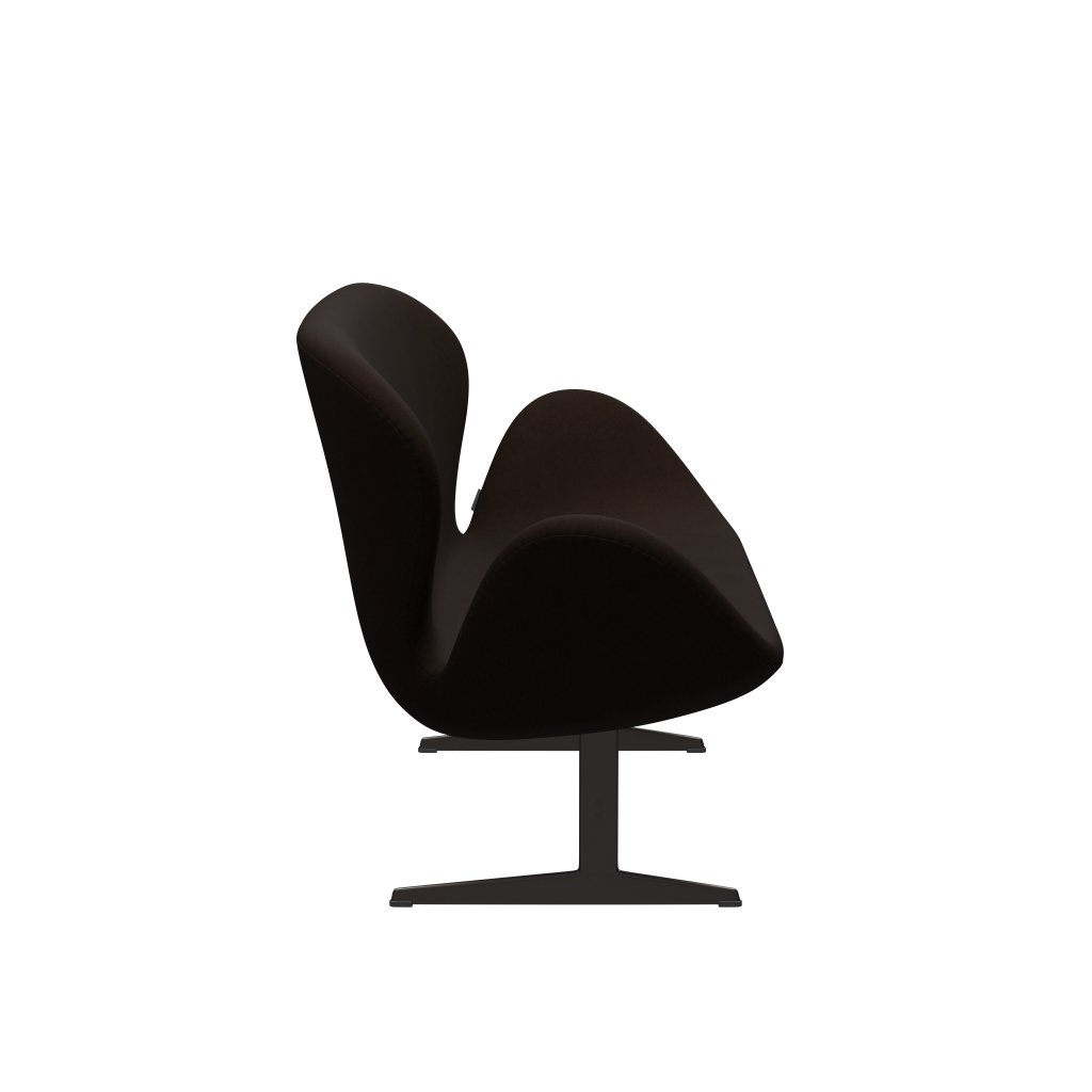 Fritz Hansen Canapé de cygne 2 places, bronze brun / confort marron (01566)