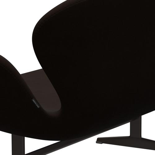 Fritz Hansen Swan Sofa 2 -sæder, brun bronze/komfort Brown (01566)