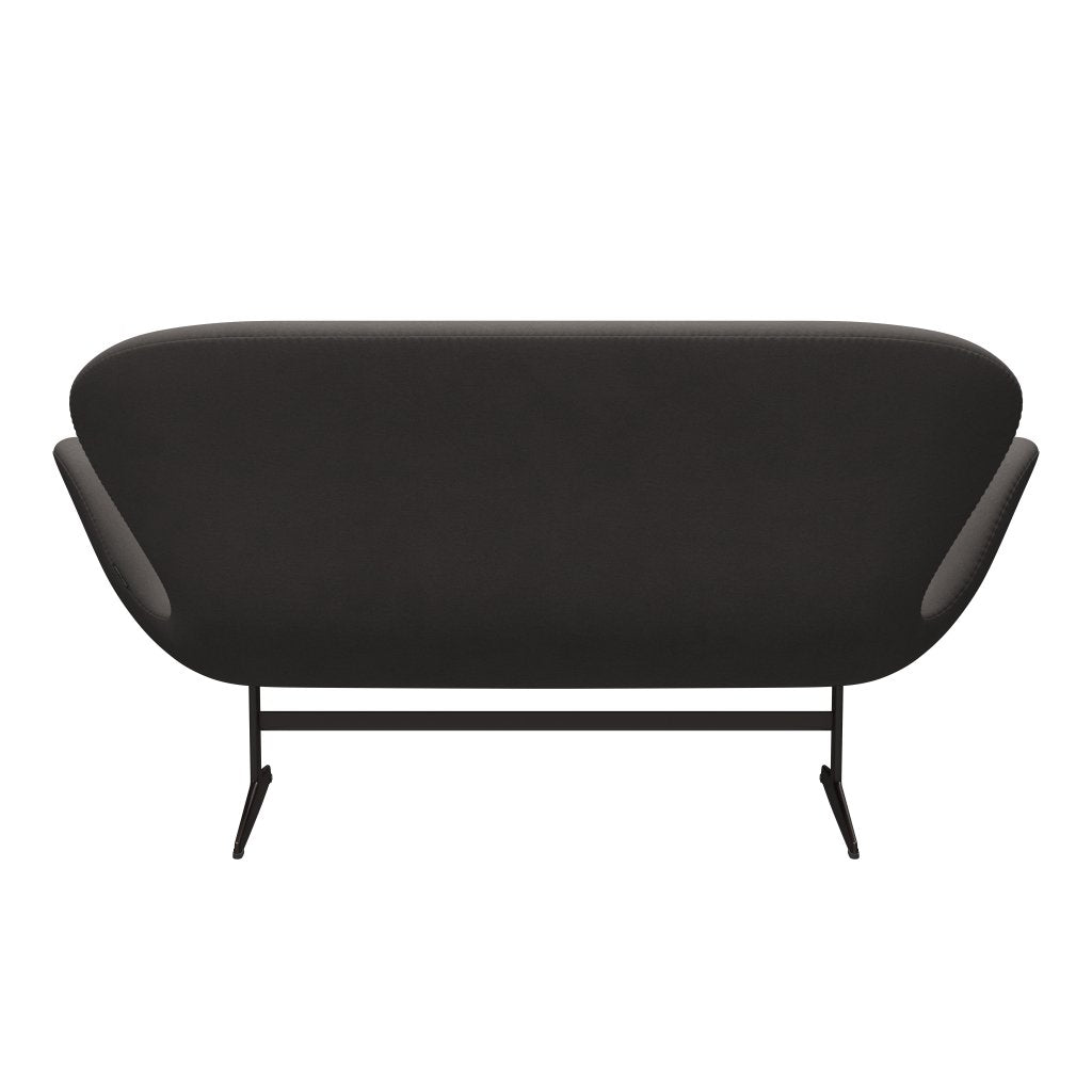 Fritz Hansen Swan divano 2 posti, bronzo marrone/comfort grigio scuro (60008)