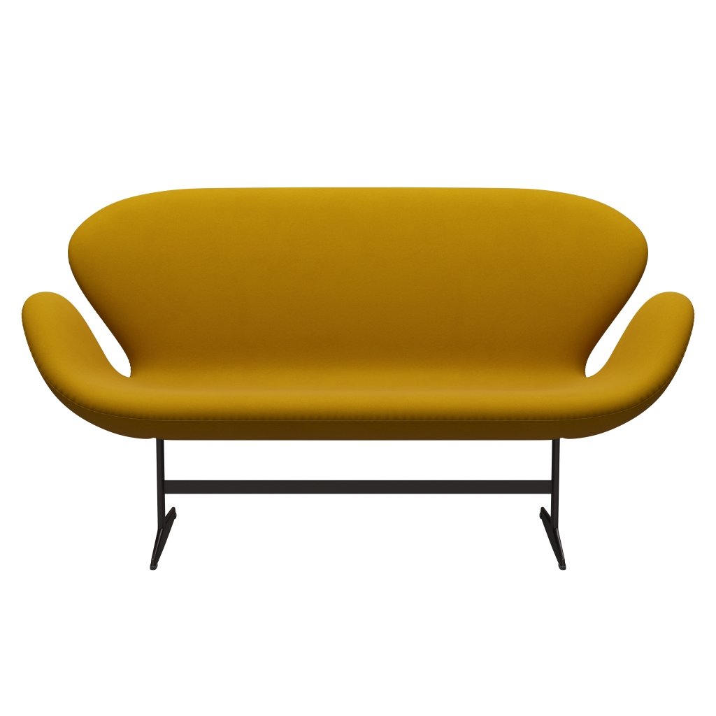 Fritz Hansen SWAN SOFA 2 -sits, brun brons/komfort gul (62004)