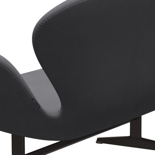 Fritz Hansen Swan Sofa 2 -zits, bruin brons/comfortgrijs (01012)