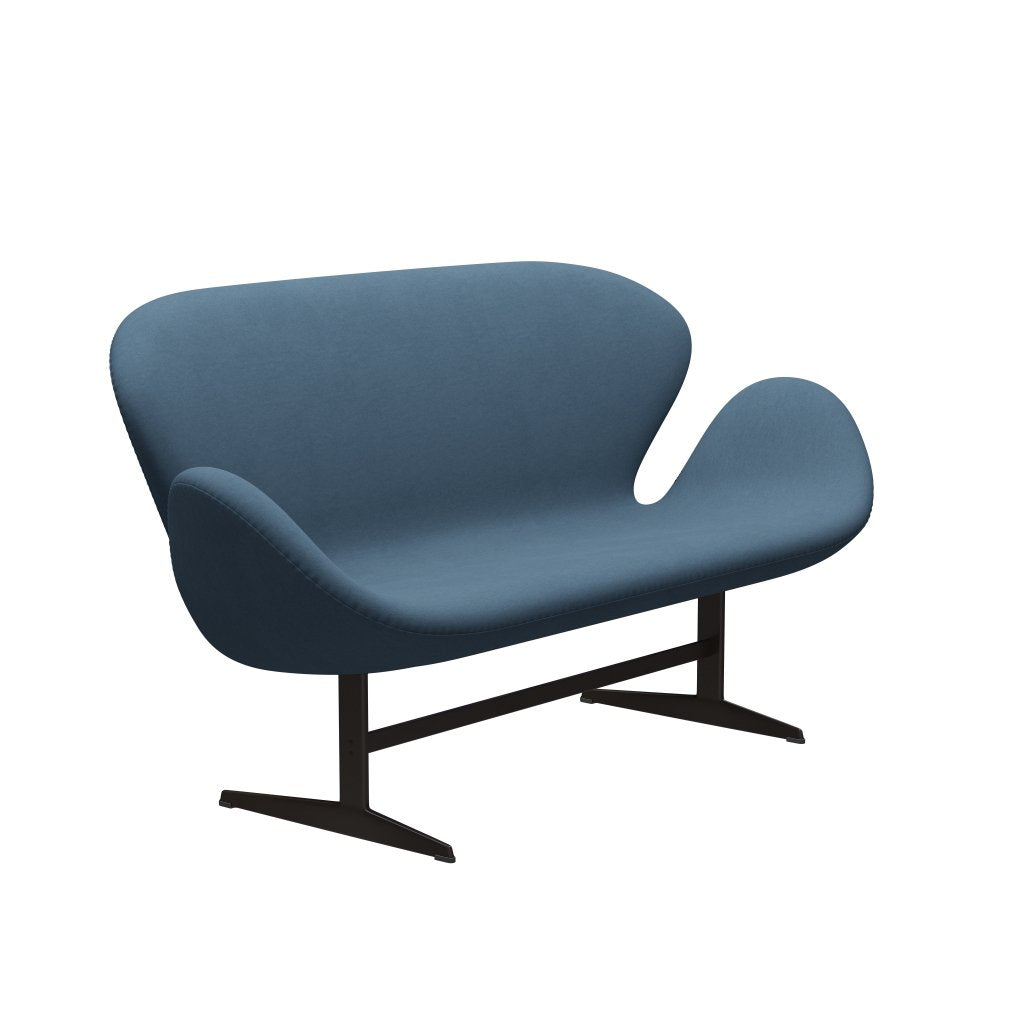 Fritz Hansen Swan divano 2 posti, bronzo marrone/comfort grigio (01160)