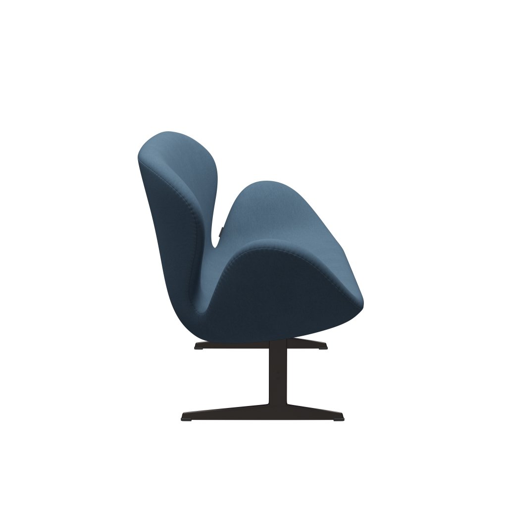 Fritz Hansen Swan Sofá 2 plazas, bronce marrón/comodidad gris (01160)