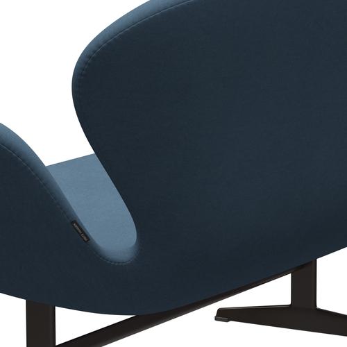 Fritz Hansen Swan Sofa 2 -zits, bruin brons/comfortgrijs (01160)