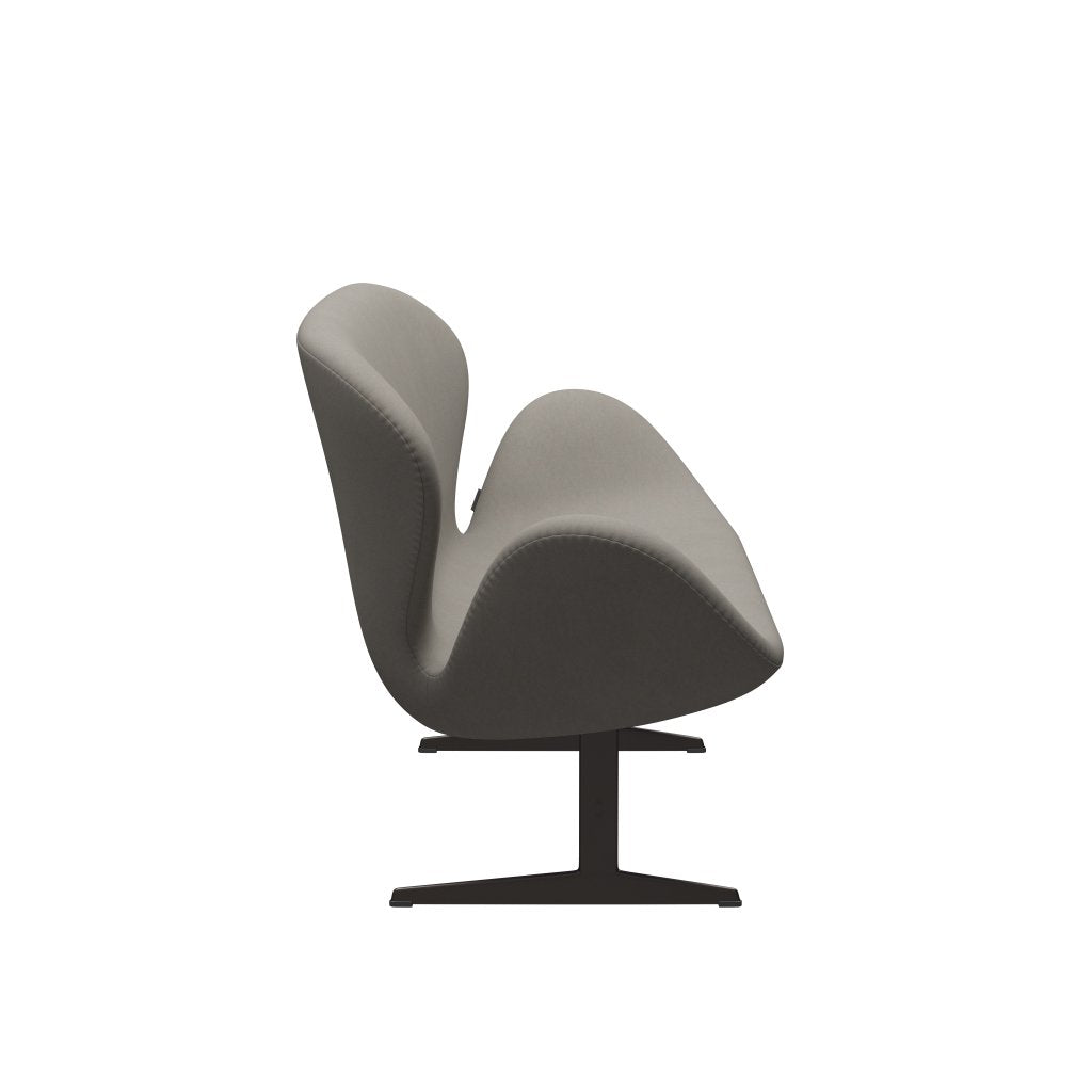 Fritz Hansen Canapé de cygne 2 places, bronze brun / confort gris (60003)