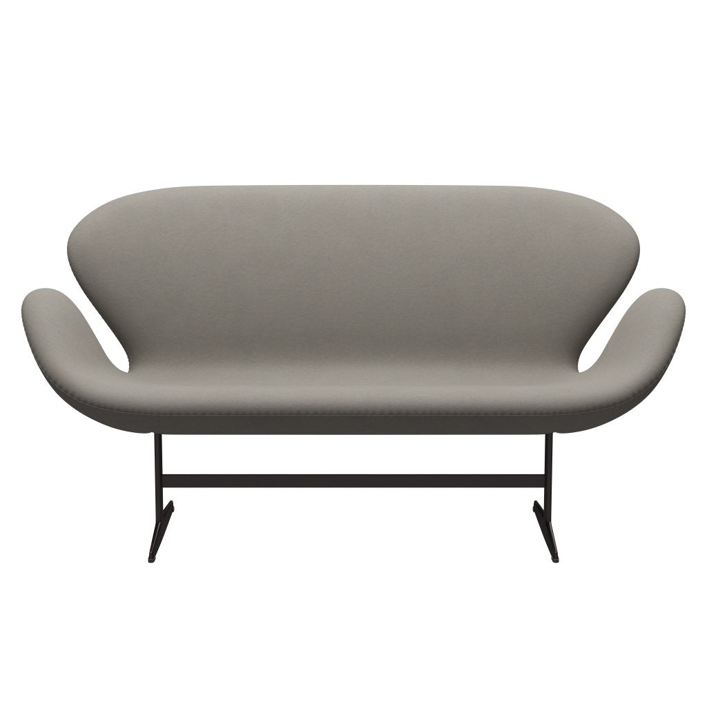 Fritz Hansen Swan Sofa 2 -zits, bruin brons/comfortgrijs (60003)