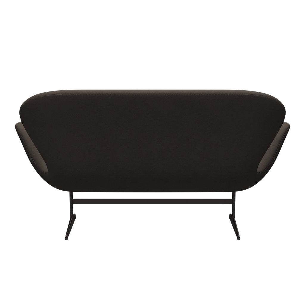 Fritz Hansen Swan Sofa 2 Seater, Brown Bronze/Comfort Grey (61014)