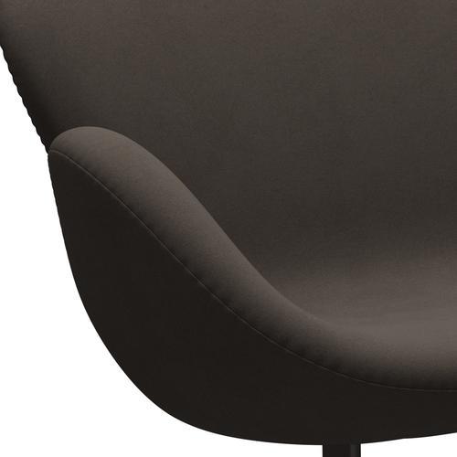 Fritz Hansen Canapé de cygne 2 places, bronze brun / confort gris (61014)