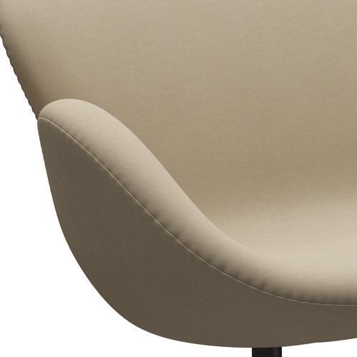 Fritz Hansen Swan Sofa 2 -zits, bruin brons/comfortzandlicht (61002)