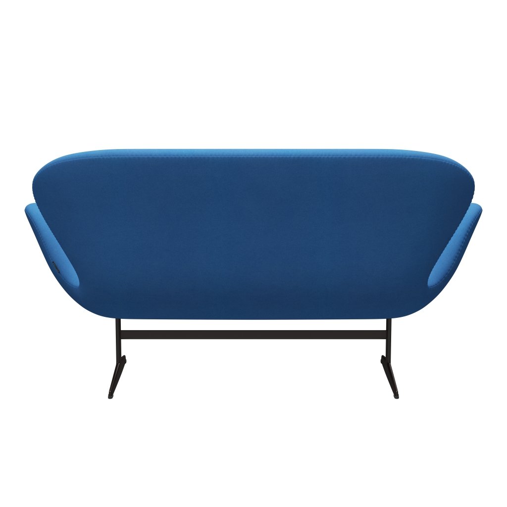 Fritz Hansen Swan divano 2 posti, bronzo marrone/divina blu chiaro (742)