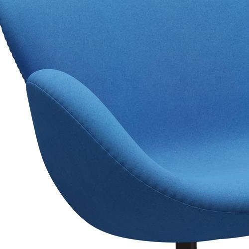 Fritz Hansen Swan Sofa 2 -sæder, brun bronze/Divina Light Blue (742)