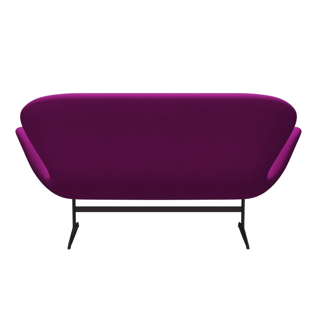 Fritz Hansen SWAN SOFA 2 -sits, Brown Bronze/Divina Violet (666)