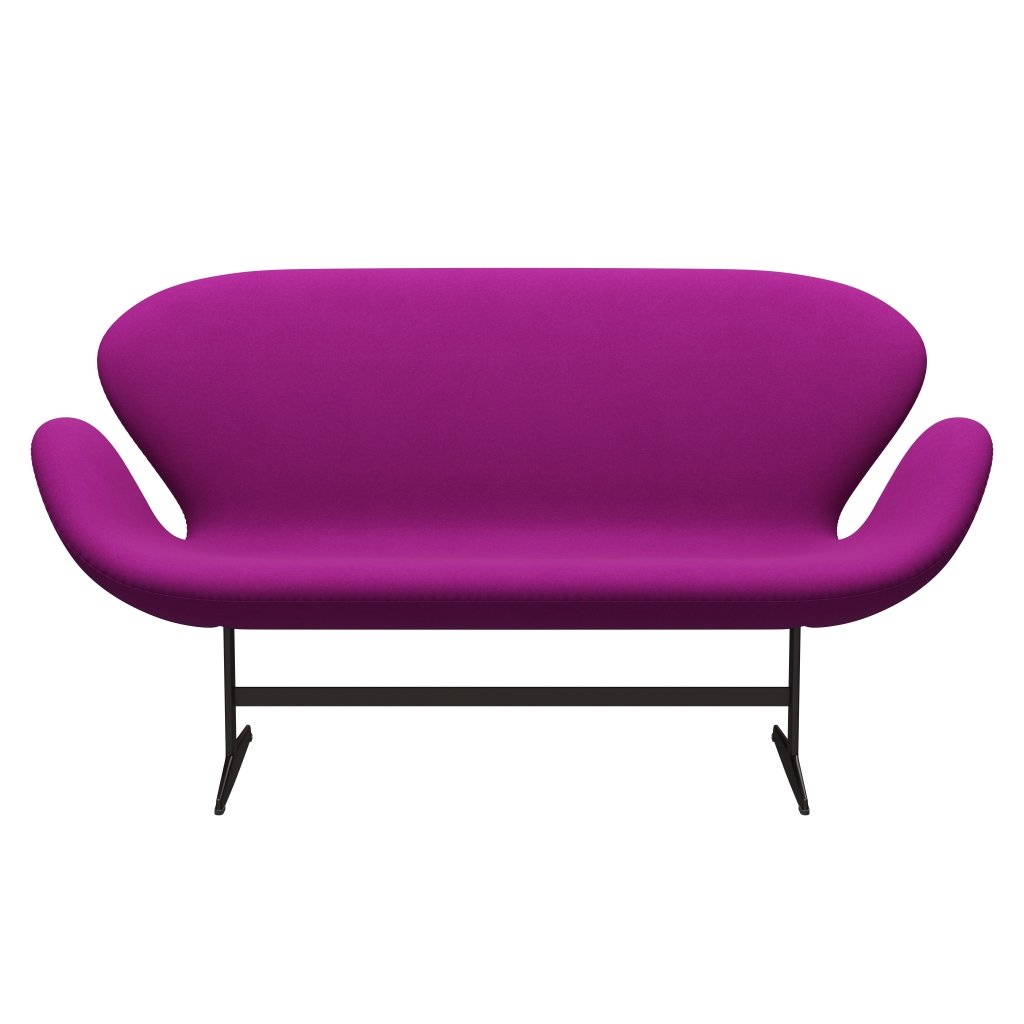 Fritz Hansen SWAN SOFA 2 -sits, Brown Bronze/Divina Violet (666)