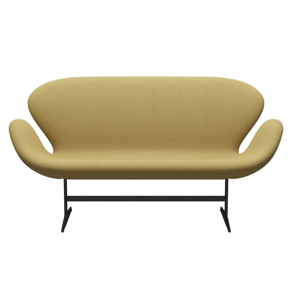 Fritz Hansen Swan Sofa 2 Sitzer, Braun Bronze/Fame Beige (62068)