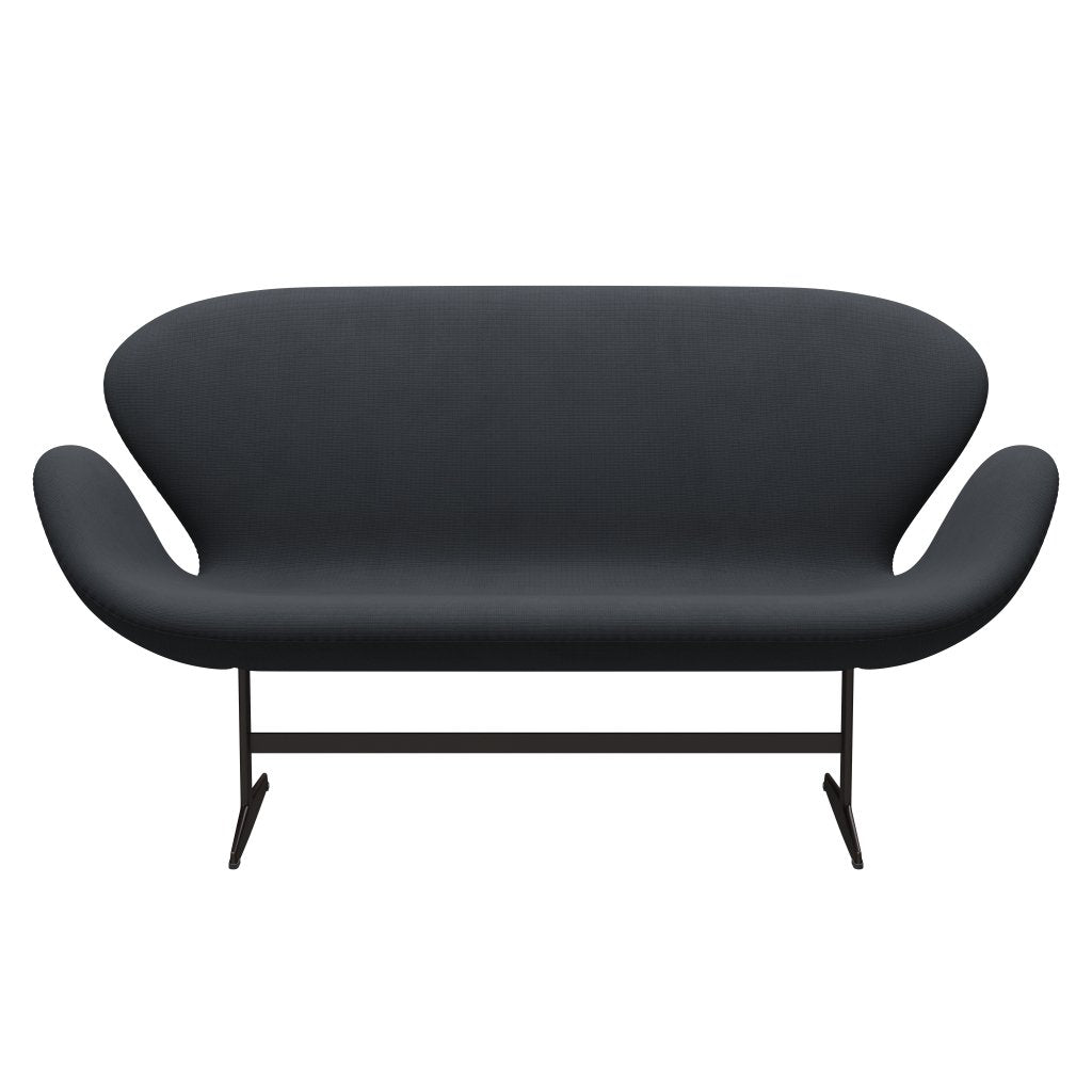 Fritz Hansen Swan Sofa 2 -sæder, brun bronze/berømmelse Gray (60003)