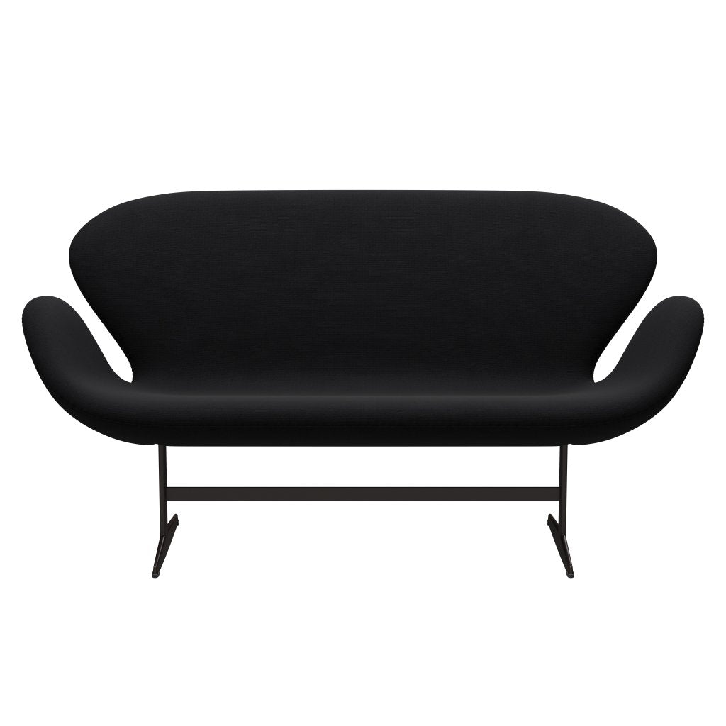 Fritz Hansen Swan Sofa 2 -sits, brun brons/berömmelse grå (60051)