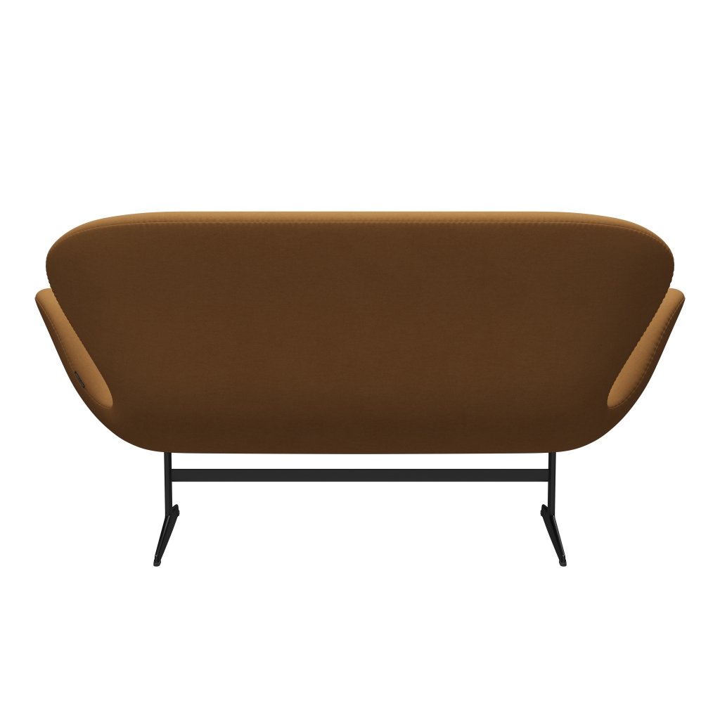 Fritz Hansen SWAN SOFA 2 -sits, svart lackerad/komfort beige (09084)