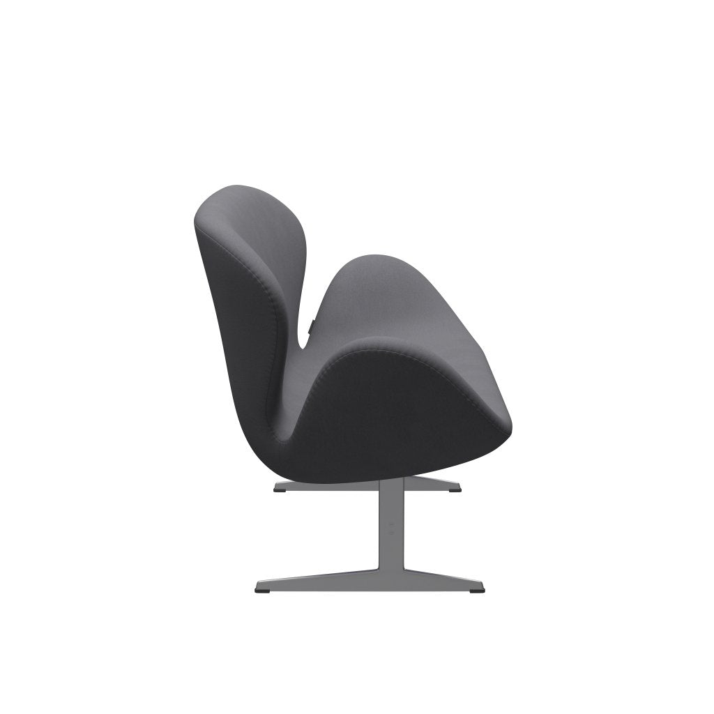 Fritz Hansen Swan divano 2 posti, grigio grigio/comfort argento (01012)