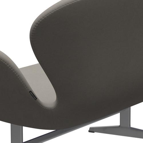 Fritz Hansen Swan Sofa 2 -zits, zilvergrijs/comfortgrijs (60003)