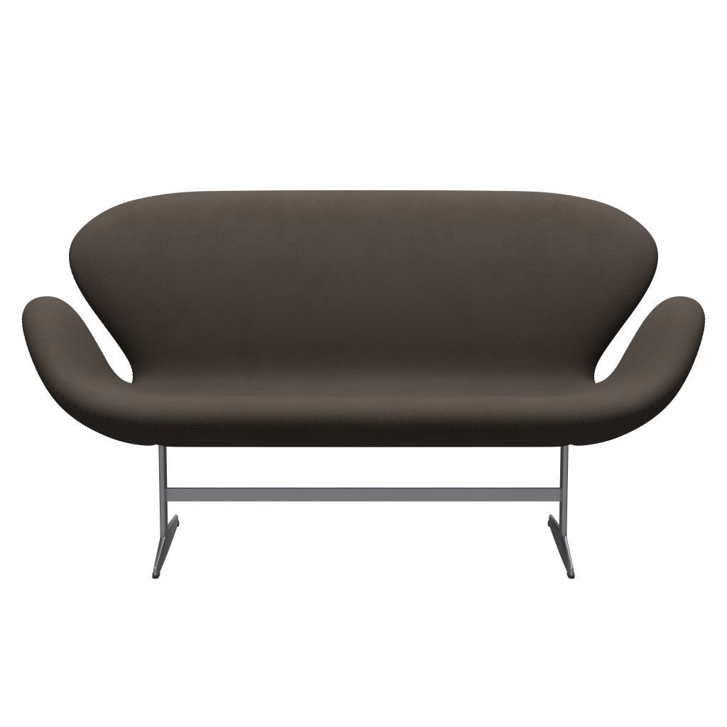 Fritz Hansen Swan divano 2 posti, grigio grigio argento/comfort (61014)