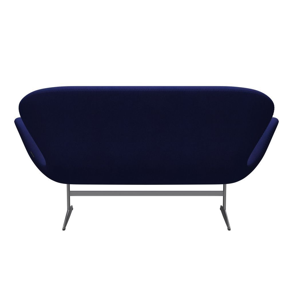 Fritz Hansen Swan Sofa 2 seters, sølvgrå/divina Violet Dark (684)