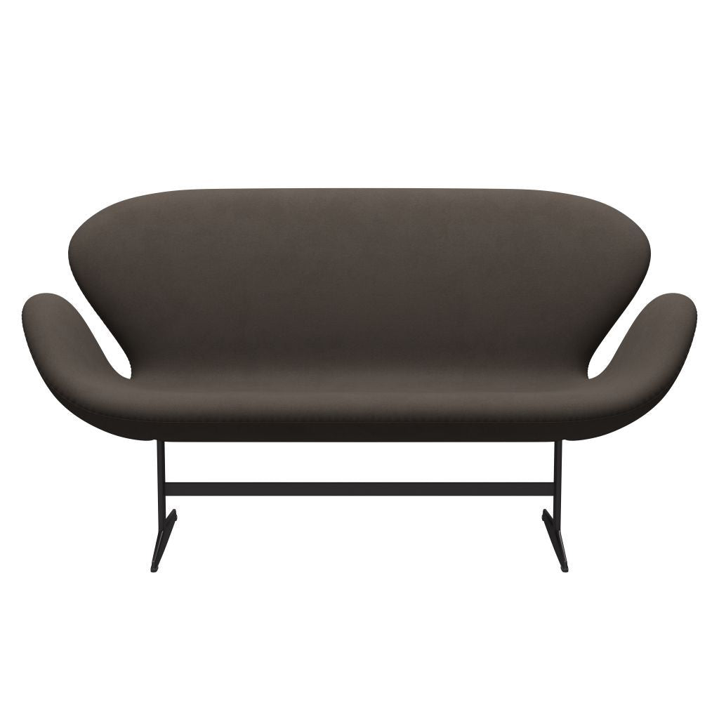 Fritz Hansen Swan divano 2 posti, grafite calda/comfort grigio (61014)