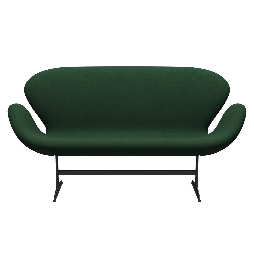 Fritz Hansen Swan Sofa 2 -zits, Warm Graphite/Divina Dark Green (876)