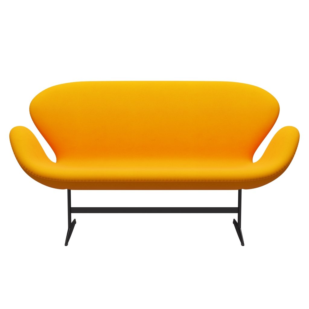 Fritz Hansen Swan Sofa 2 seters, varm grafitt/divina oransje (426)