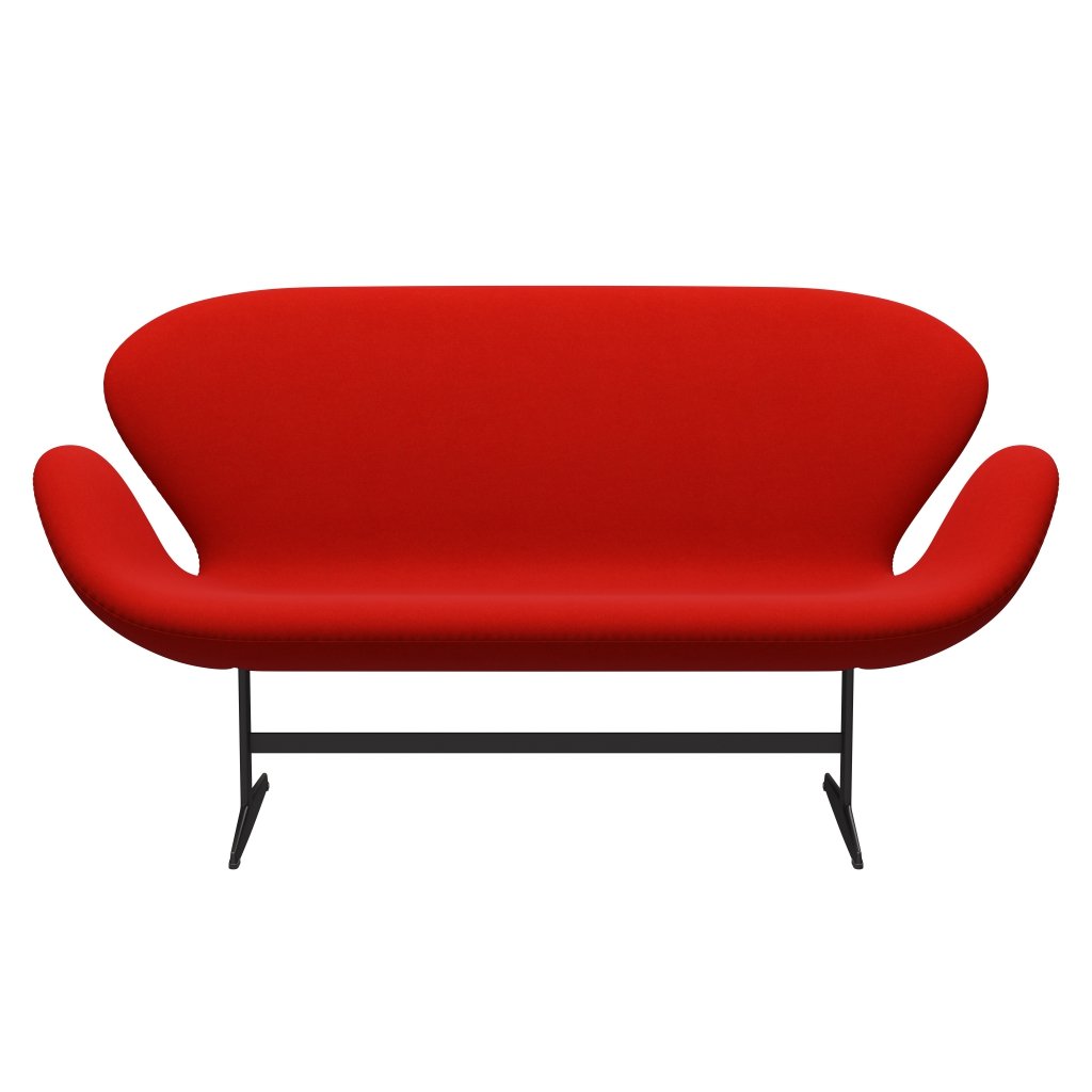 Fritz Hansen Swan Sofa 2 -zits, Warm Graphite/Divina Red (562)