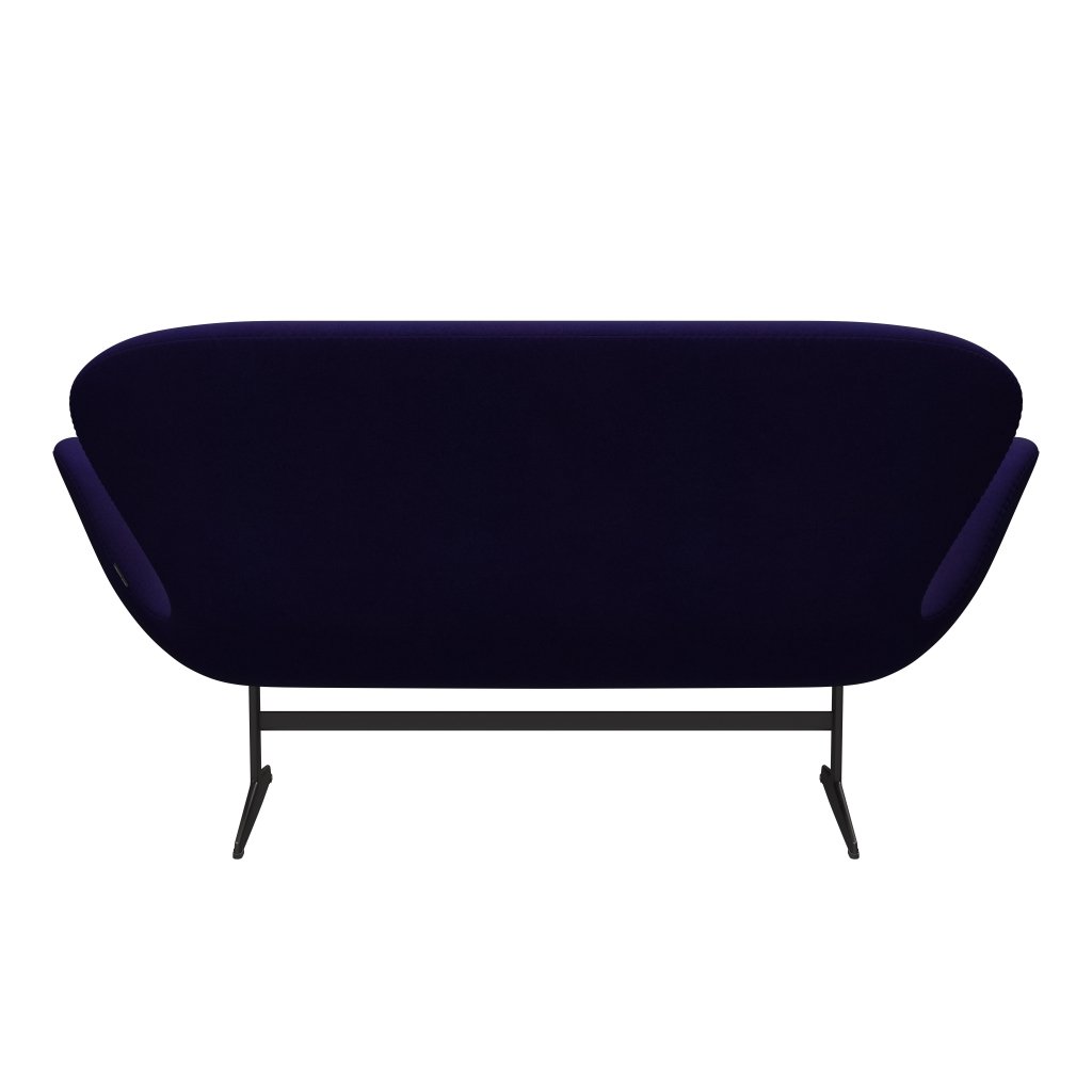 Fritz Hansen Swan Sofa 2-Sitzer, Warm Graphite/Divina Violet Dark (692)