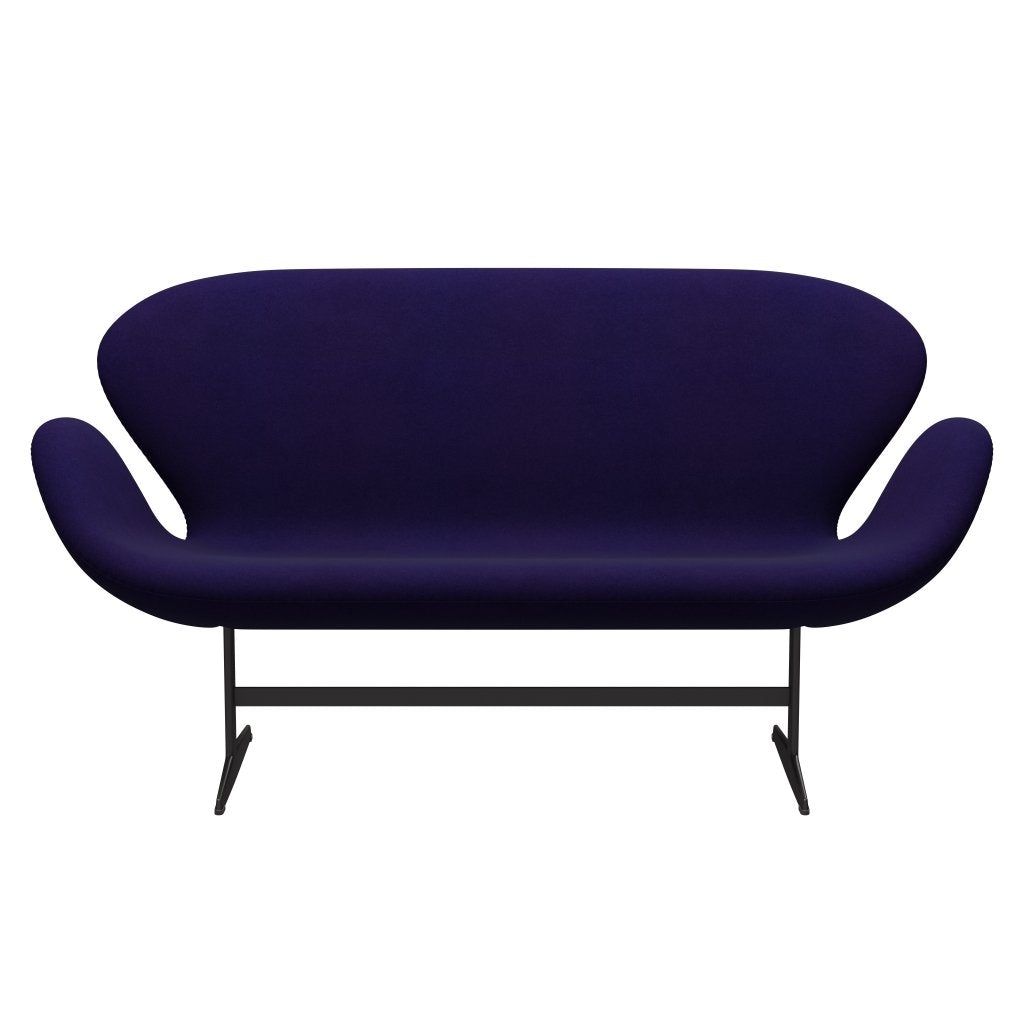 Fritz Hansen Canapé de cygne 2 places, graphite chaud / divina violet sombre (692)