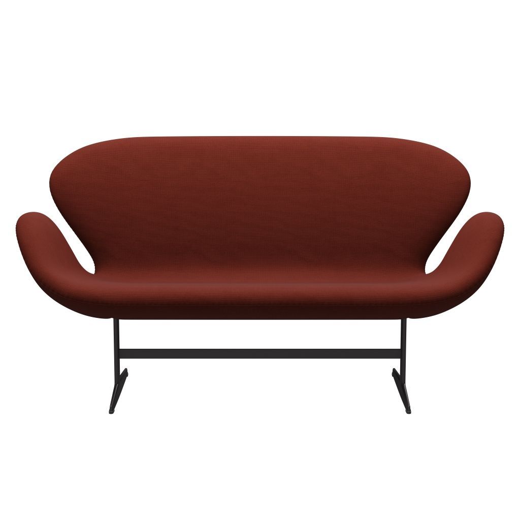 Fritz Hansen Swan Sofa 2-Sitzer, Warm Graphit/Fame Hellbraun (63076)