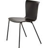 Fritz Hansen Vico Duo VM110 Sedia a polvere Frame rivestito in polvere, cenere nera