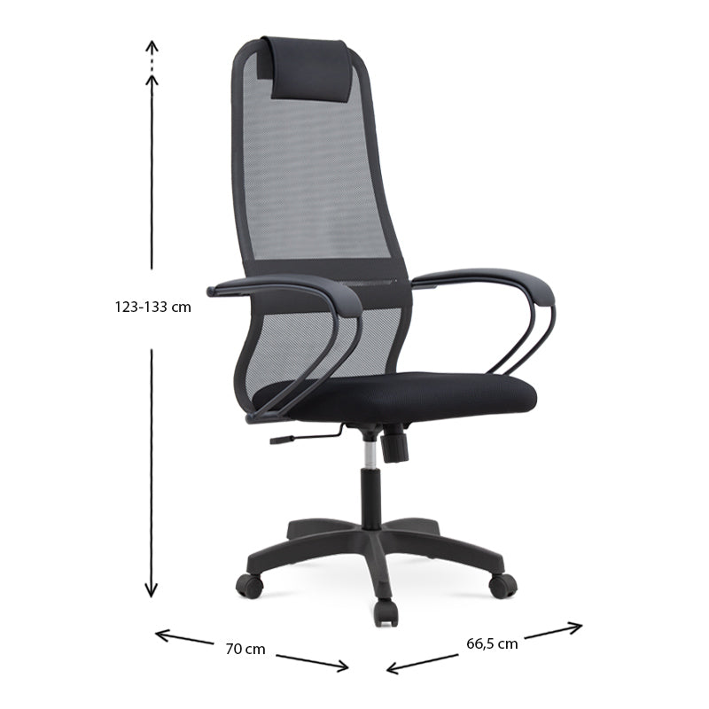 Chaise de bureau Semper Mesh Grey / Black