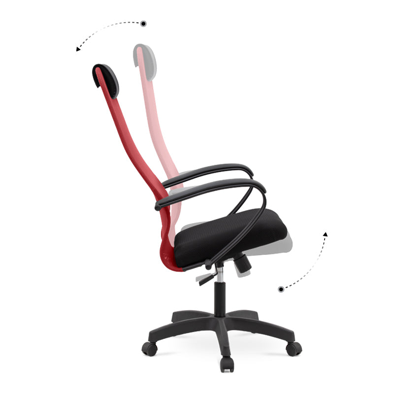 Chair de bureau Semper Mesh Red / Black