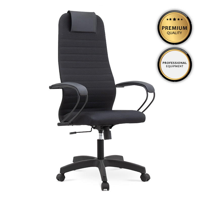 Presidente dell'ufficio Mira Black 66.5x70x123/133cm