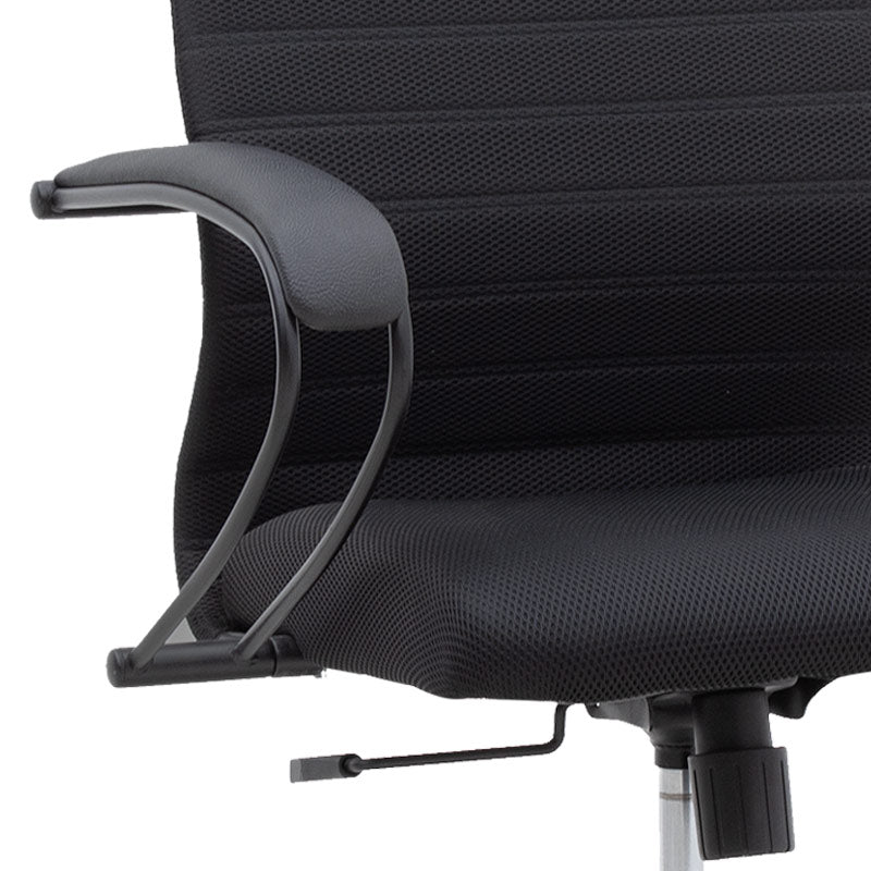 Presidente dell'ufficio Mira Black 66.5x70x123/133cm