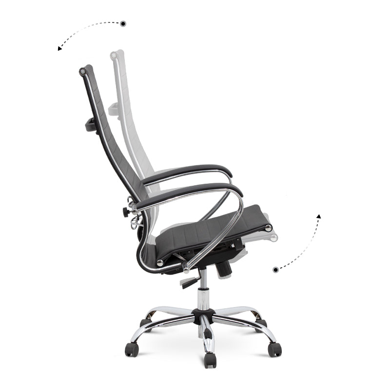 Office Chair PETER Black 66,5x70x118/130cm