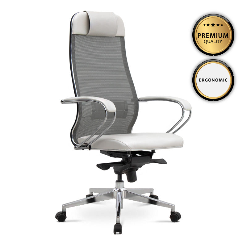 Chair de bureau Chef White