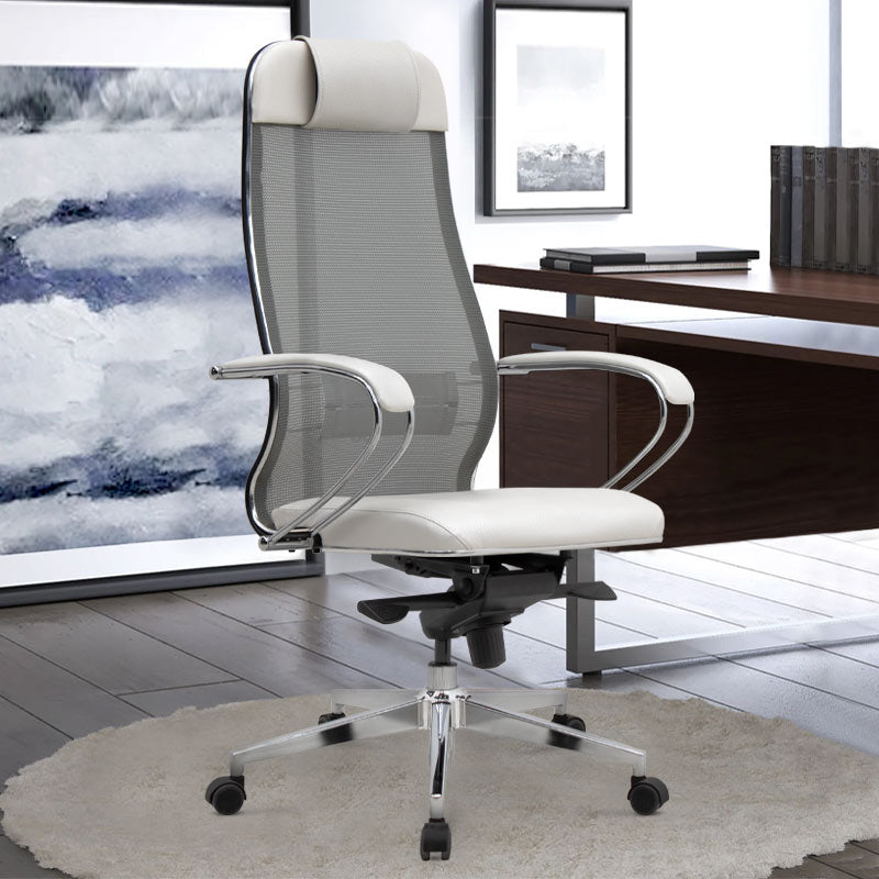 Chair de bureau Chef White