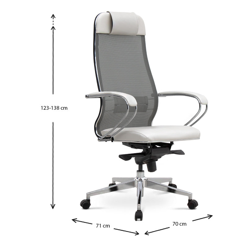 Chair de bureau Chef White